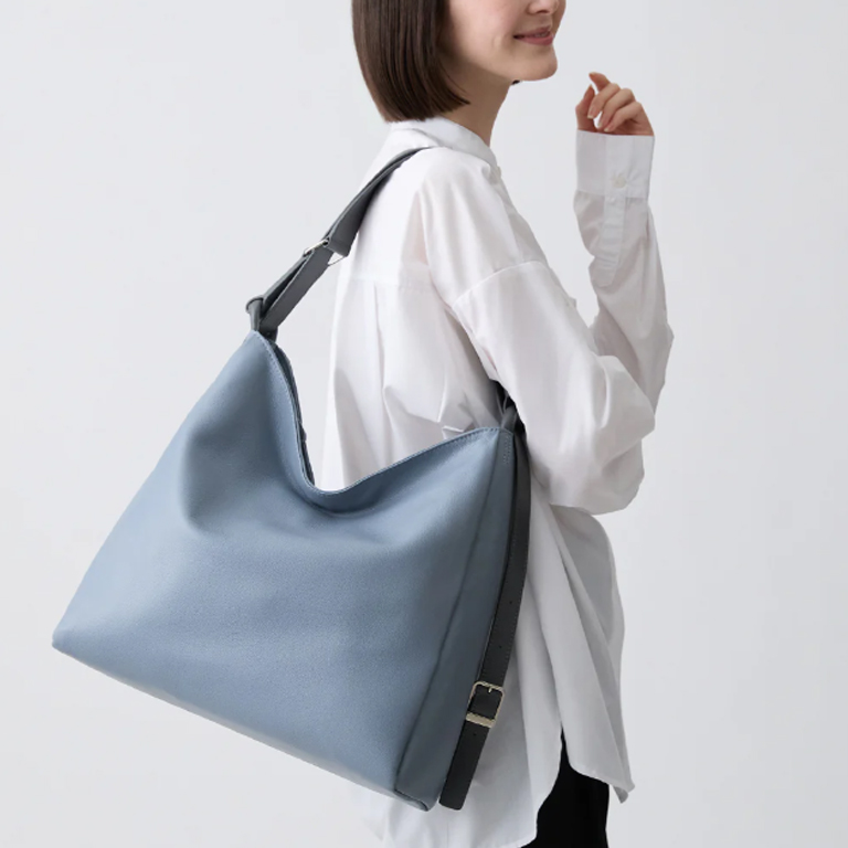 〈マザーハウス〉ヨゾラ2ウェイバッグL(ナッパミリング)