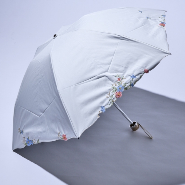ブラオ 花柄ミニ晴雨兼用傘