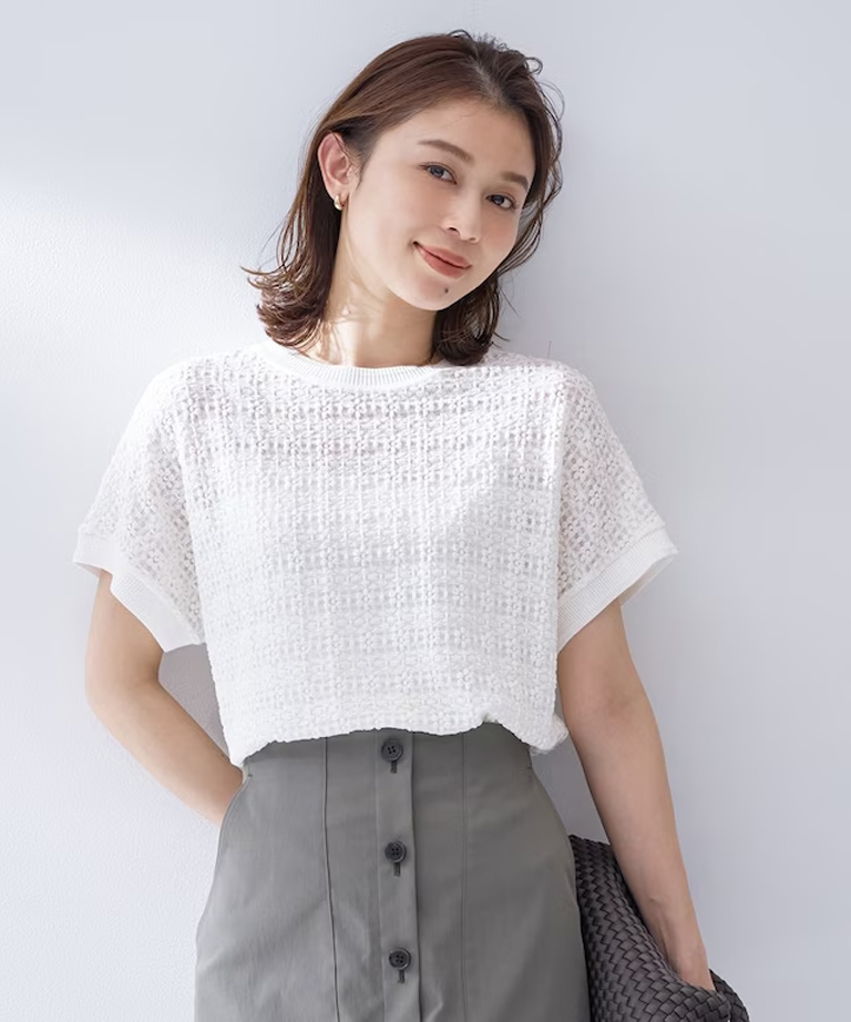 〈アンタイトル〉ミニヨンレースプルオーバー