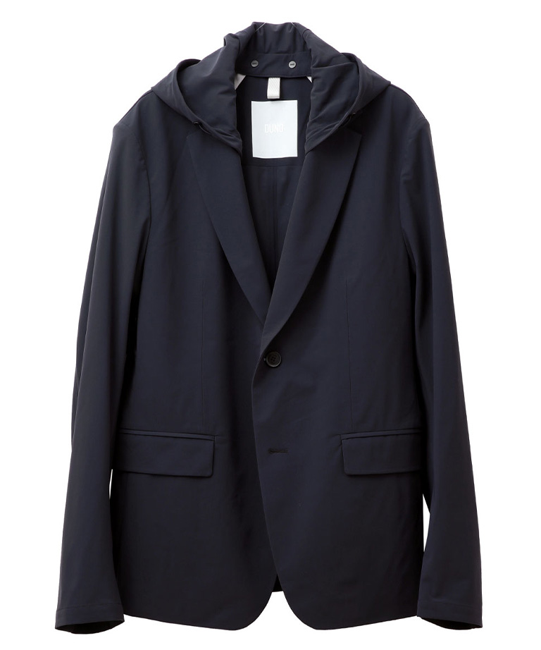 〈ジェンテセレクション〉テックナイロンフーデッド28ジャケット