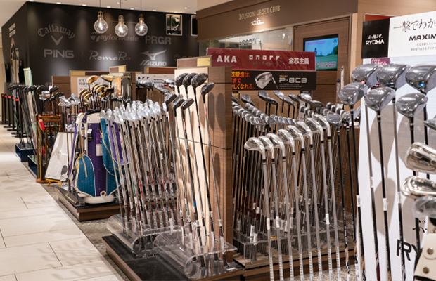 ゴルフギア売場