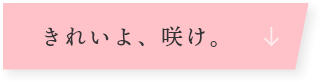 きれいよ、咲け。