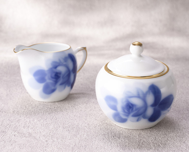 〈大倉陶園〉クリーマー、シュガー