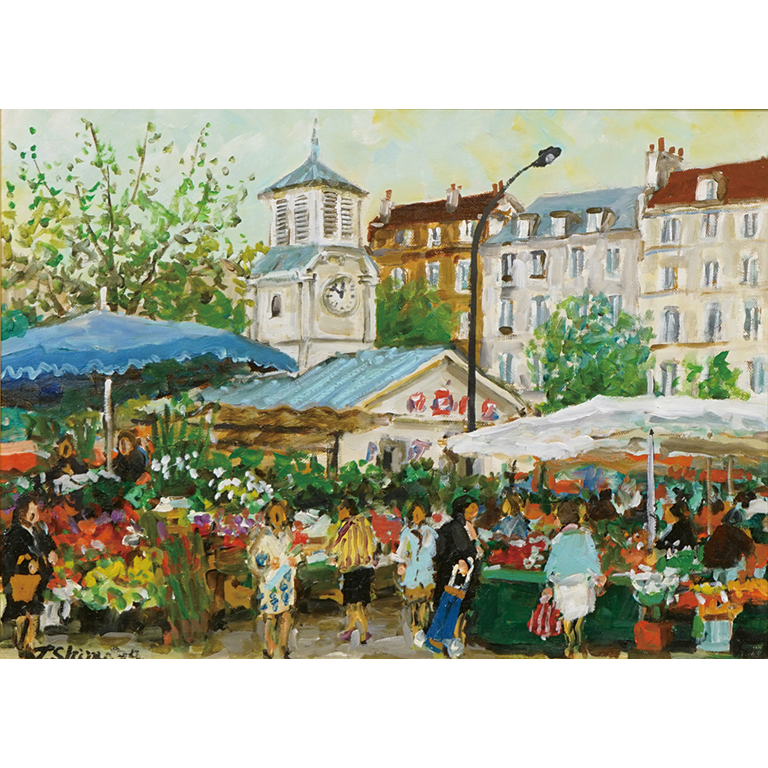 アンティーク 戦前 絵画 油絵 作者不明 大丸百貨店購入品 アンティーク 戦前 絵画 油絵 作者不明 大丸百貨店購入品 アンティーク