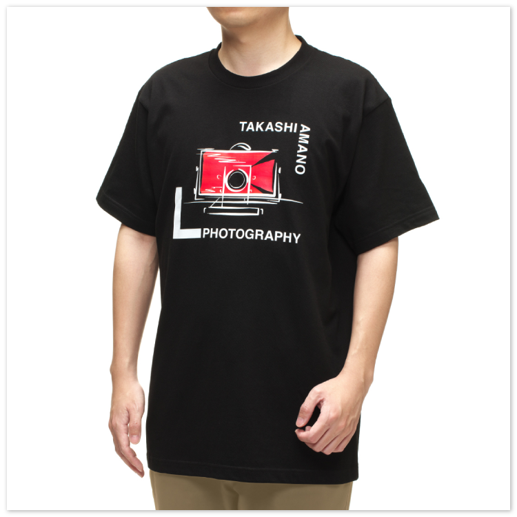 L フォトグラフィー Tシャツ(カメラ)