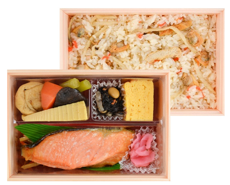 〈築地 魚弁 味の浜藤〉銀鮭まろやか西京焼と炊込みご飯弁当