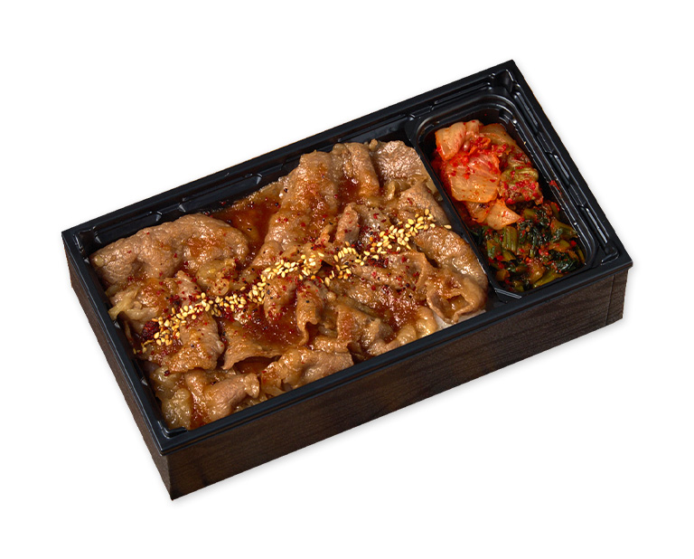 〈焼肉KINTAN〉【お茶付き】KINTAN厳選和牛　王道カルビ焼肉弁当