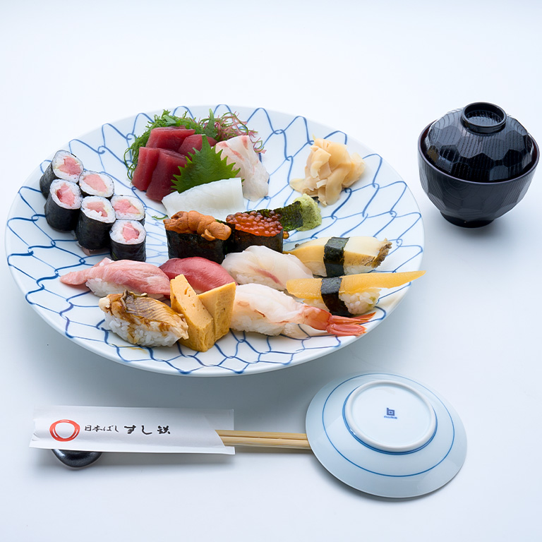 〈日本橋 すし鉄〉特選 蘭 プレート