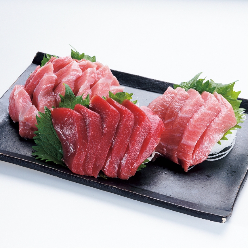 〈中島水産〉大分県産他(養殖)生本まぐろ刺身用 中トロ