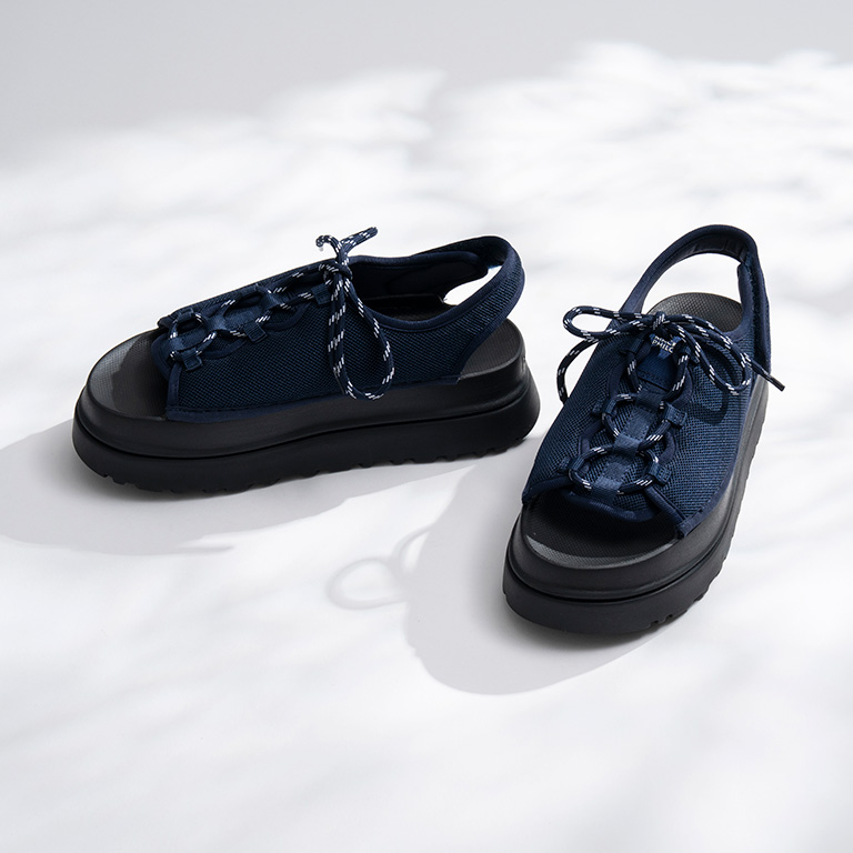 マッキントッシュフィロソフィー 厚底レースアップサンダル