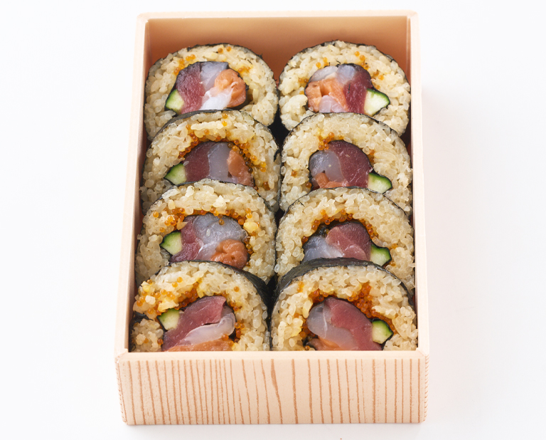 〈中島水産〉[ 赤酢飯 ] 海鮮太巻鮨
