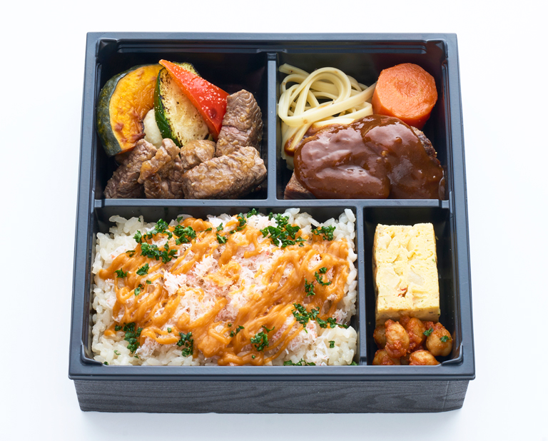 〈西洋銀座〉牛フィレステーキ＆ビーフシチュー弁当