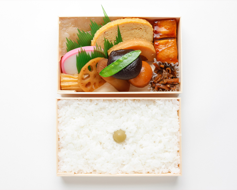 〈日本橋弁松総本店〉並六 白付