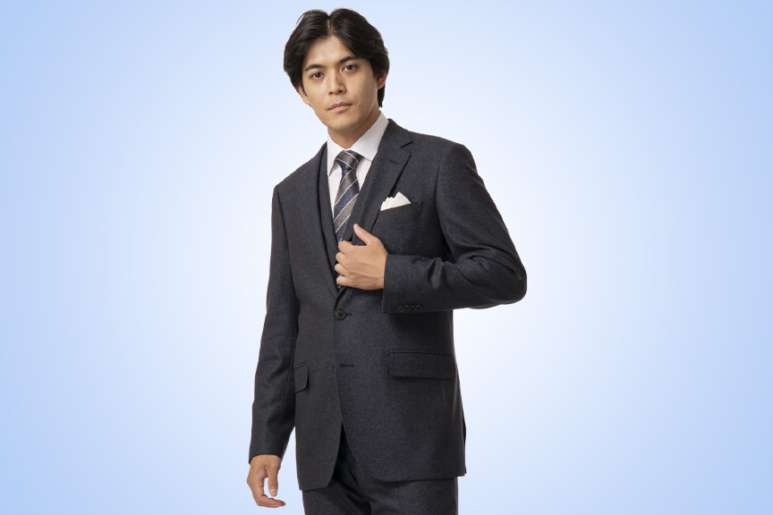 イタリア製服地使用スーツ・スリーピーススーツなど2着