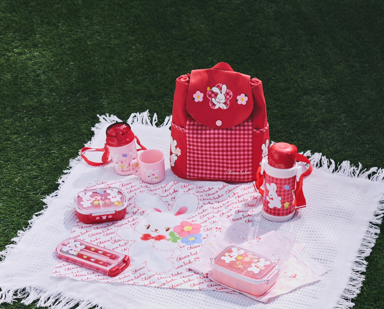 〈ミキハウス〉チエコサクシリーズ ランチグッズ