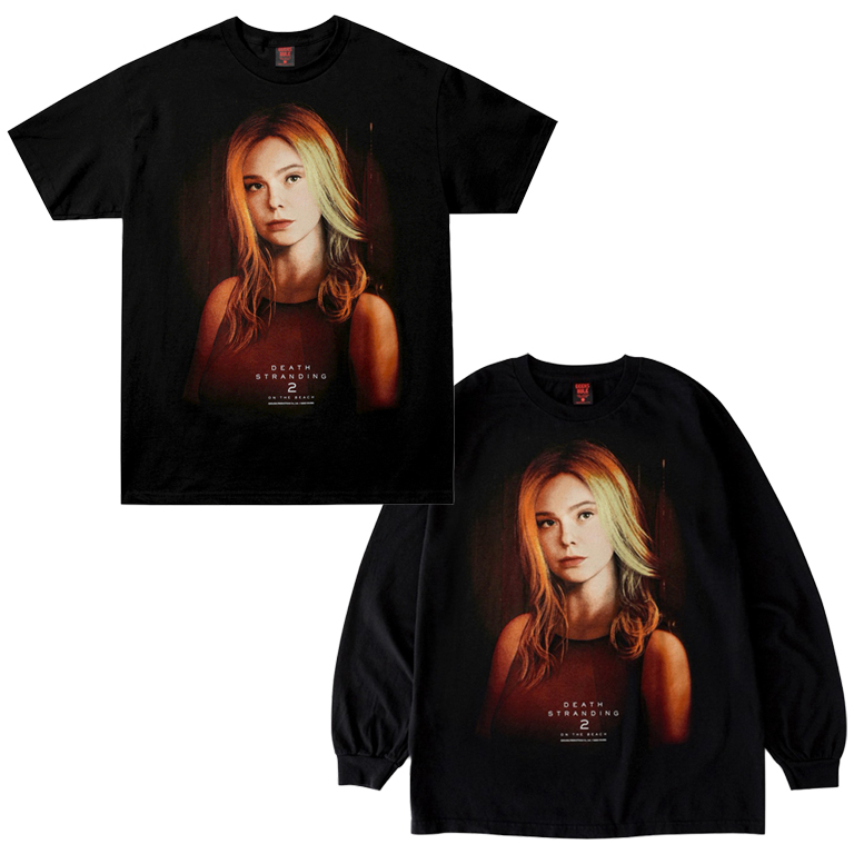 DEATH STRANDING 2 ON THE BEACH &times; GEEKS RULE 15 SILKSCREEN PRINTING SS/LS T SHIRT「Tomorrow」