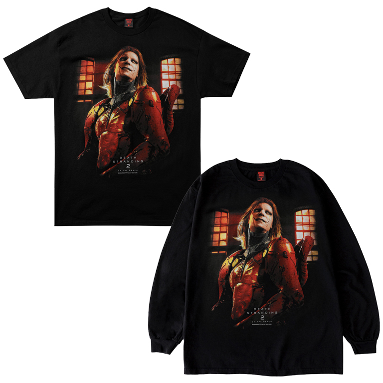 DEATH STRANDING 2 ON THE BEACH &times; GEEKS RULE 15 SILKSCREEN PRINTING SS/LS T SHIRT「Tomorrow」