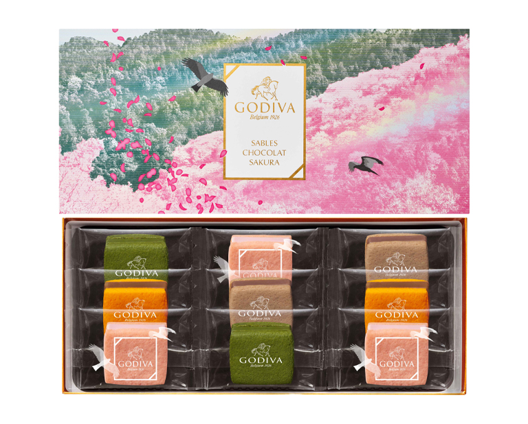 〈ゴディバ〉サブレショコラ 桜 アソートメント