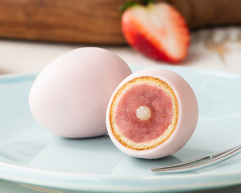 〈銀座たまや〉いちごミルクたまご