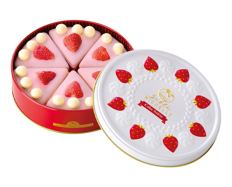 〈サブレミシェル〉ケーキサブレ缶 いちご