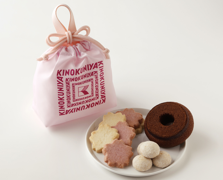 〈紀ノ国屋〉さくらスイーツバック(ベイビーピンク)