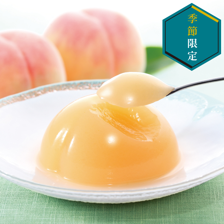 〈源吉兆庵〉清水白桃ぜりぃ翠