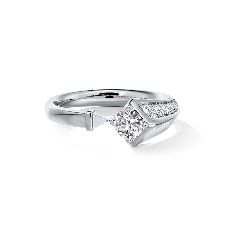 〈FOREVERMARK〉K18WGダイヤリング　AVAANTI™