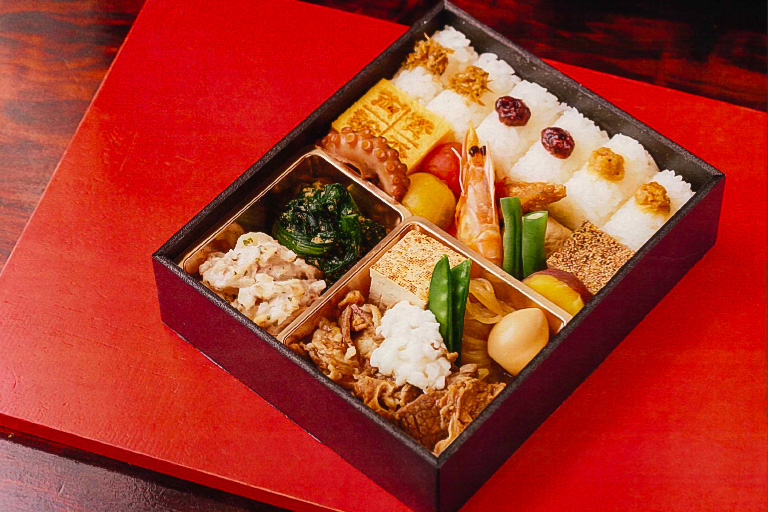 牛のとろろすき焼き弁当