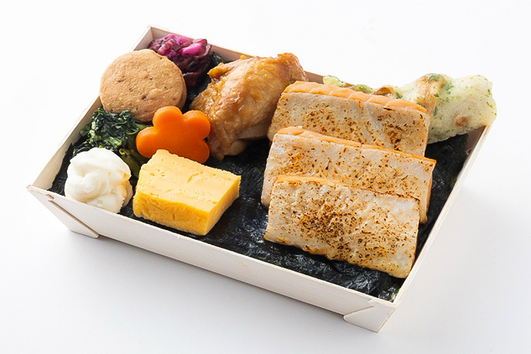 のり弁　鮭ハラス焼き