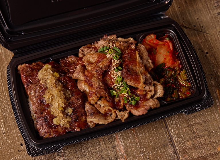 塩ハラミ & 牛カルビ 焼肉弁当