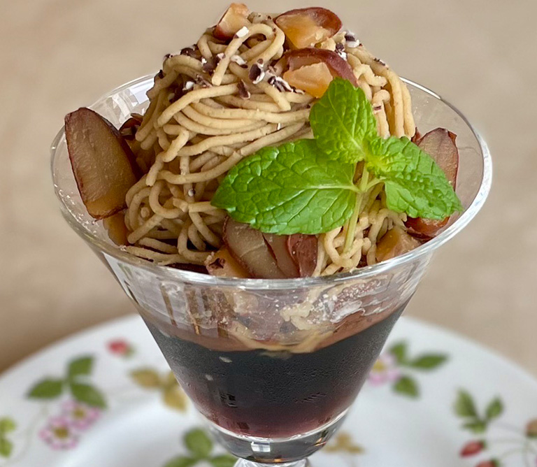 カフェ 英國屋「モンブランコーヒーゼリー」