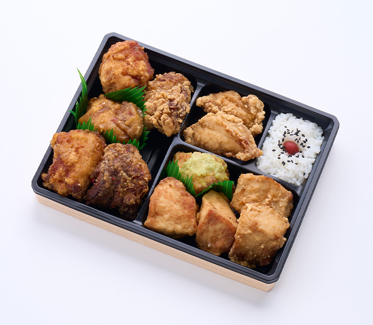 主役の存在感 1位〈からっ鳥〉たっぷり野菜とチキンの和風黒酢弁当