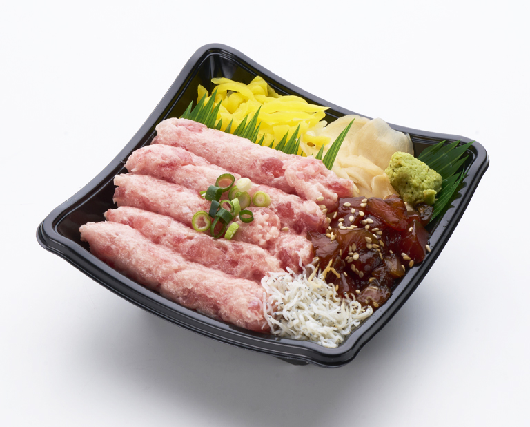 ネギトロDON(漬けまぐろとしらす)り