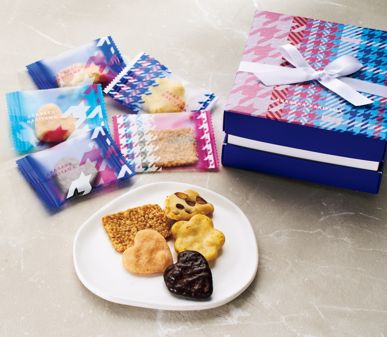 〈赤坂柿山〉レトロスクエアボックス