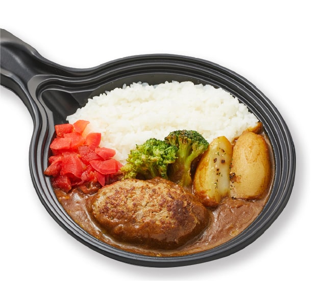 〈ボストン〉ハンバーグカレー