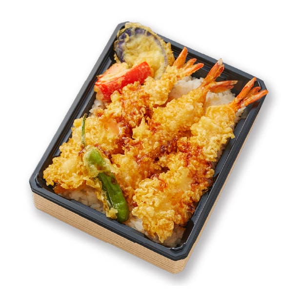 〈銀座ハゲ天〉満足海老天丼
