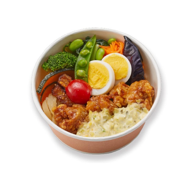 〈柿安ダイニング〉チキン南蛮とお野菜のアボカドタルタル丼