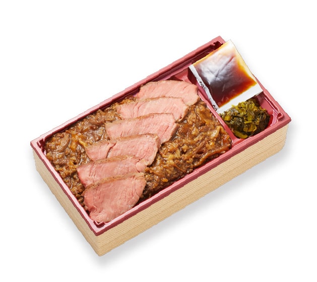 〈勝福惣店〉熟成昆布〆ビフテキ重 万福