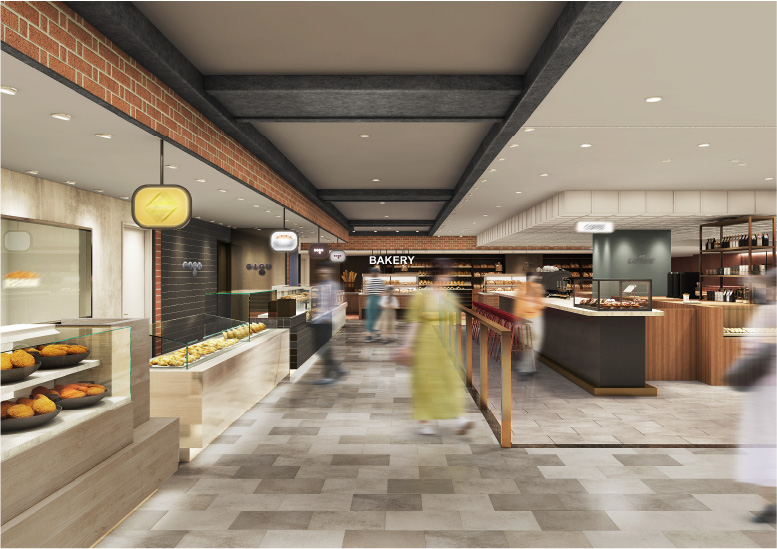 カフェ&ベーカリーゾーンイメージ