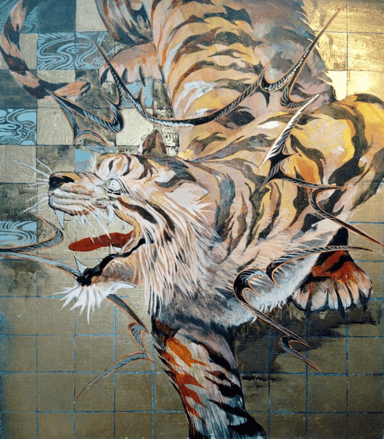 過渡期の猛虎図