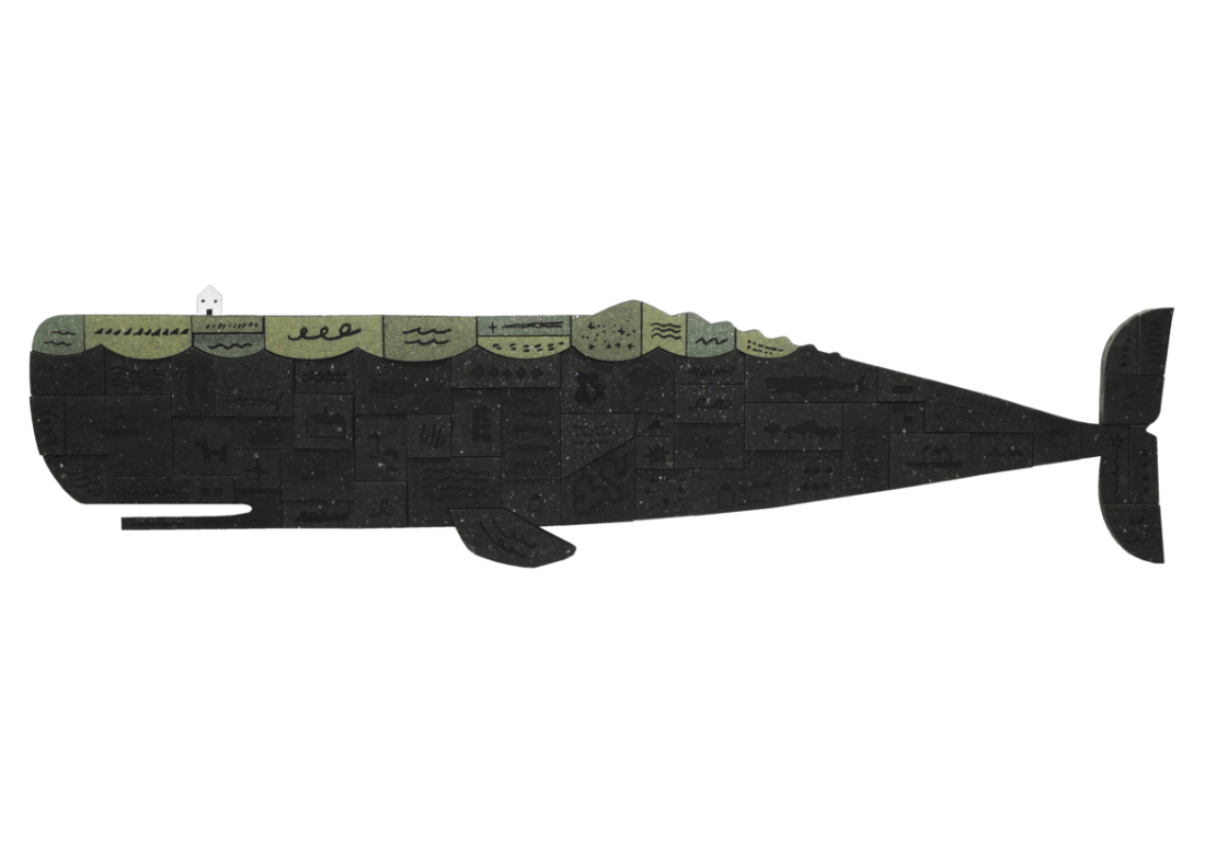 マッコウクジラと家