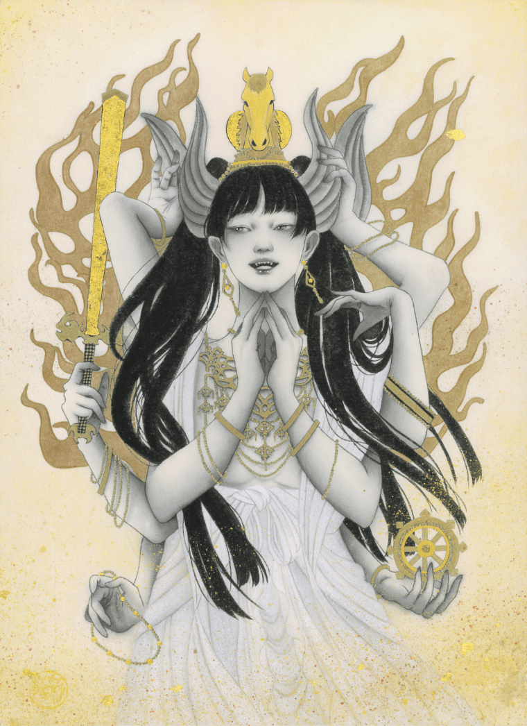 馬頭観音ちゃん-太陽