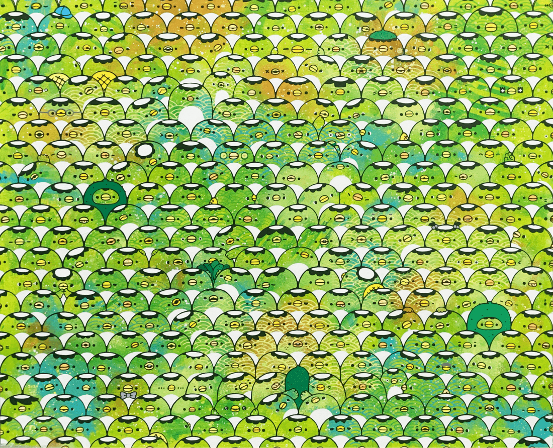 わらわらカッパ -青海波-