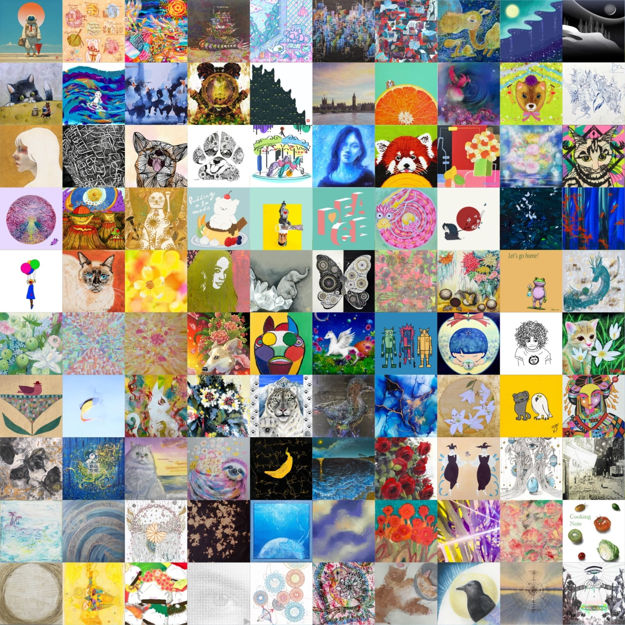 100人のARTノートと原画展