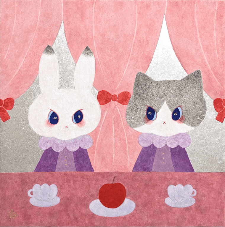白と黒のお茶会