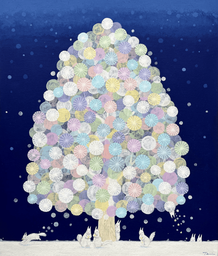 ふわふわの木 -灯る-