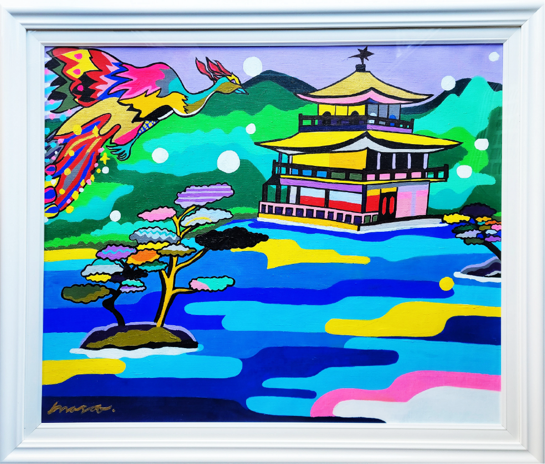 原画「幻想的な金閣寺」