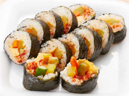 〈サランバン〉南高梅キムチのキンパ