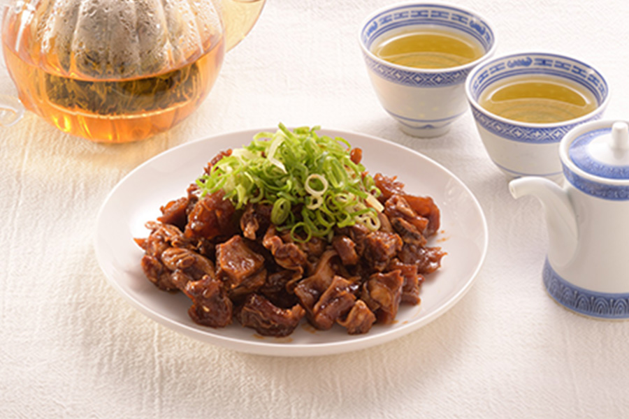 九条ねぎと牛すじ煮込み