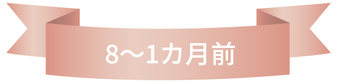 8~1カ月前